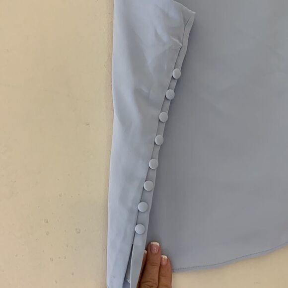 Bishop+Young light blue adjustable spaghetti strap tank Size S NWT - Picture 5 of 8